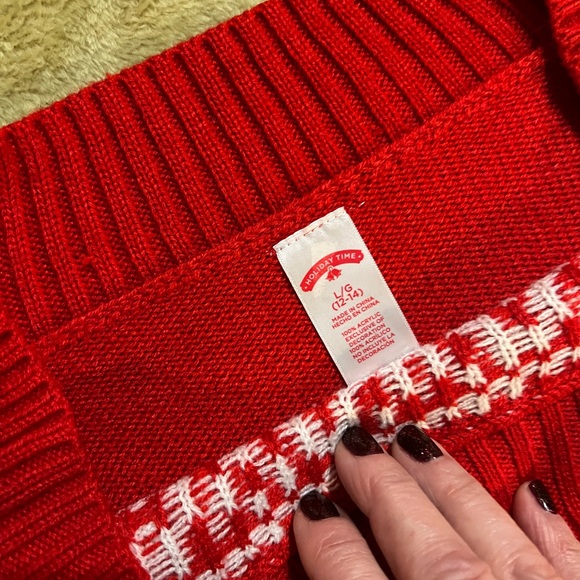 👚 Ugly - but cute - Christmas Sweater - Fa La La La Llama Large / F - Picture 9 of 14